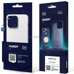   3MK Hardy tok iPhone 15 Pro Max 6,7" ezüstfehér MagSafe