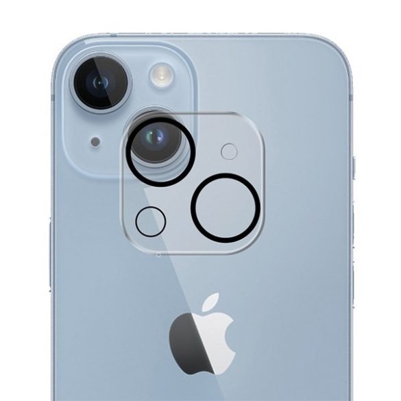 3MK Lens Pro Full Cover iPhone 11/12 mini edzett üveg kameralencséhez rögzítőkerettel 1db