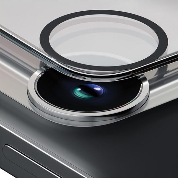 3MK Lens Pro Full Cover iPhone 11/12 mini edzett üveg kameralencséhez rögzítőkerettel 1db