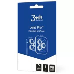   3MK Lens Protection Pro iPhone 15 Plus 6.7" szürke kameralencse-védő rögzítőkerettel 1db. fólia