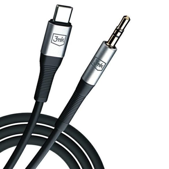 3MK kábel AUX USB-C - 3,5 mm-es csatlakozó 1m