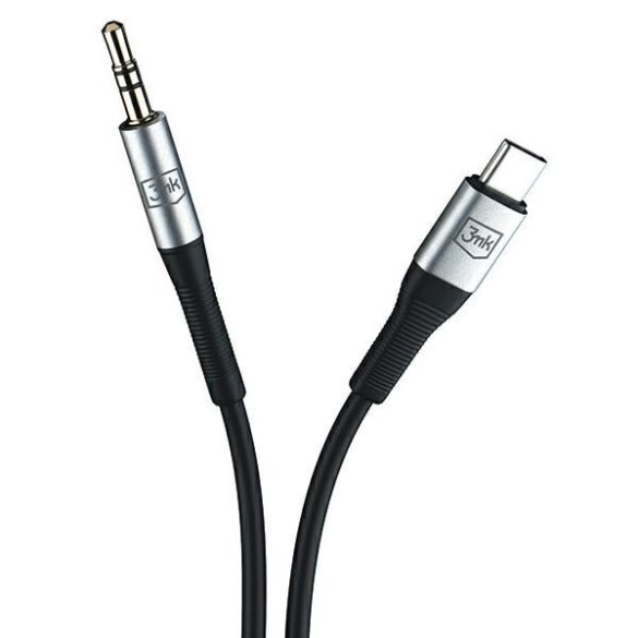 3MK kábel AUX USB-C - 3,5 mm-es csatlakozó 1m