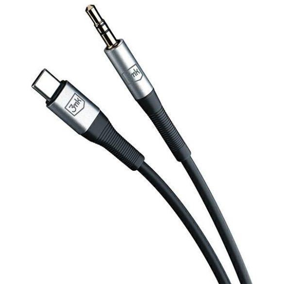 3MK kábel AUX USB-C - 3,5 mm-es csatlakozó 1m