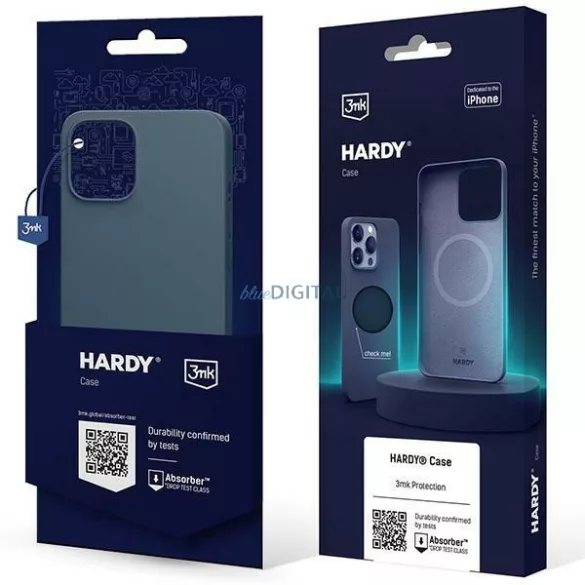 3MK Hardy tok iPhone 15 Plus / 14 Plus 6,7" királykék MagSafe