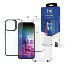  3MK Comfort Set 4 az 1-ben iPhone 15 Pro Max 6.7" védő tartozékkészlet 4 az 1-ben fólia