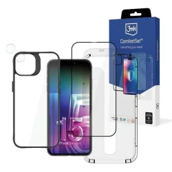   3MK Comfort Set 4 az 1-ben iPhone 15 6.1" védő tartozékkészlet 4 az 1-ben fólia