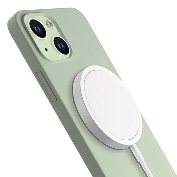 3MK Hardy tok iPhone 15 6.1" zöld MagSafe tok