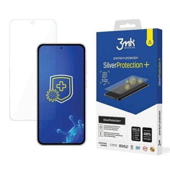 3MK Silver Protect+ Samsung Galaxy S23 FE FE nedvesen felrakható antimikrobiális fólia