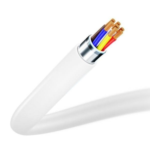 3mk Hyper Cable Type-C - Type-C kábel 100W 1.2m fehér