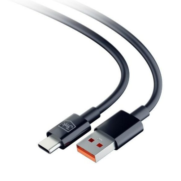 3mk Hyper Cable USB-A - Type-C kábel 1.2m 5A fekete