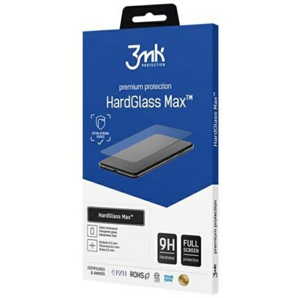 3MK HardGlass Max Samsung Galaxy S24 S921 fekete, Fullscreen Glass fólia