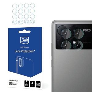 3MK Lens Protect Poco M6 Pro 4G kamera lencse védő 4db fólia