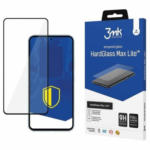 3MK HardGlass Max Lite Samsung Galaxy A35/A55 teljes képernyős üveg Lite