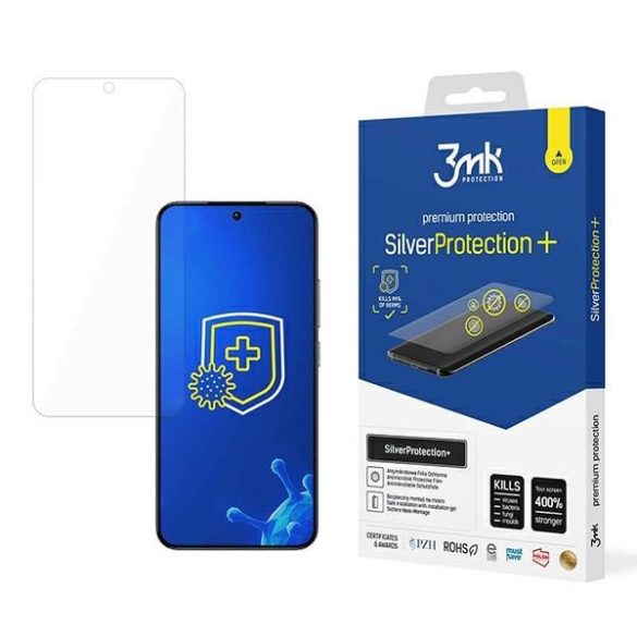 3mk Silver Protect+ nedvesen felhelyezhető antimikrobiális fólia Xiaomi 14 