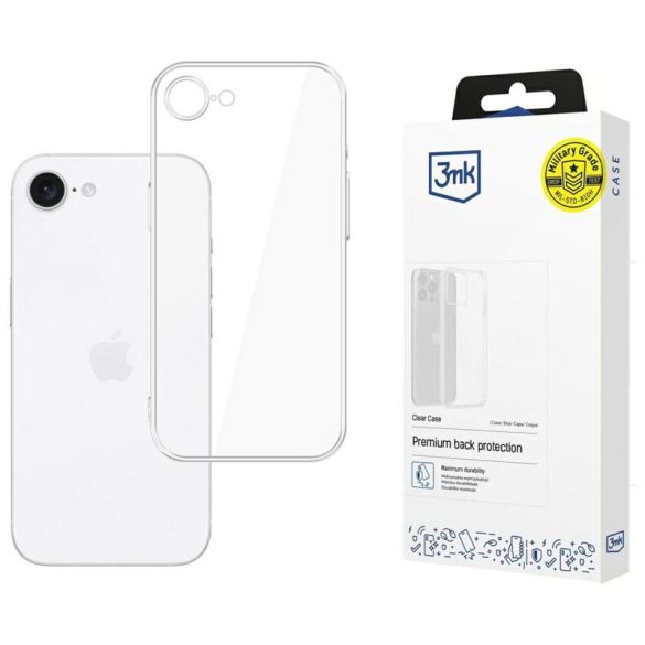3mk Clear tok iPhone 16e - átlátszó