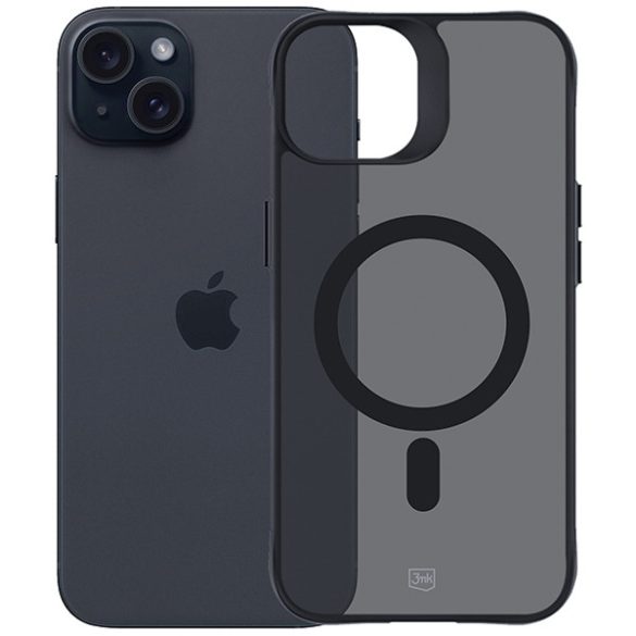 3mk Smoke MagCase tok iPhone 15 Plus - fekete