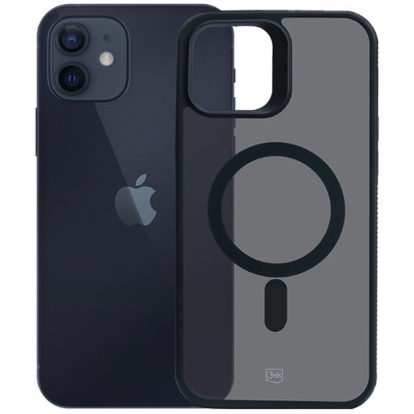 3mk Smoke MagCase tok iPhone 12/12 Pro - fekete