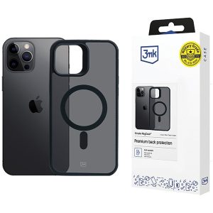 3mk Smoke MagCase tok iPhone 12 Pro Max - fekete