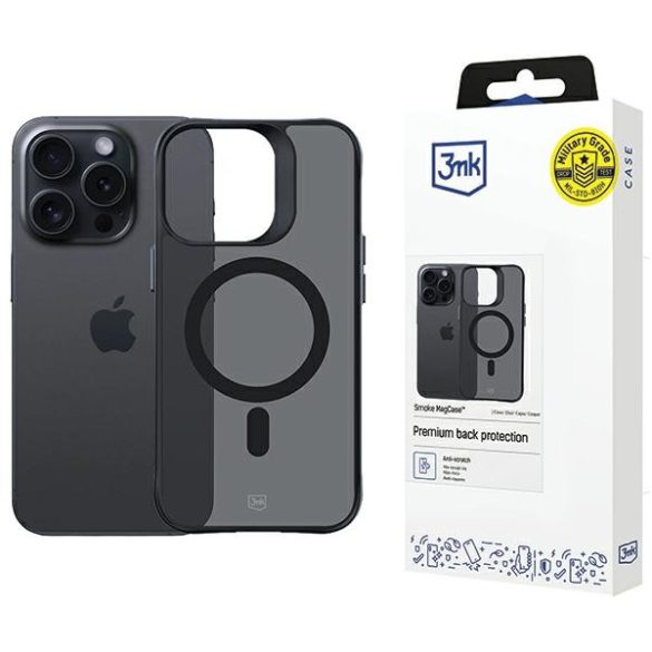 3mk Smoke MagCase tok iPhone 13 Pro Max - fekete