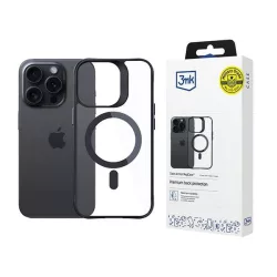   3mk Satin Armor MagCase tok iPhone 13 Pro Max - átlátszó-fekete