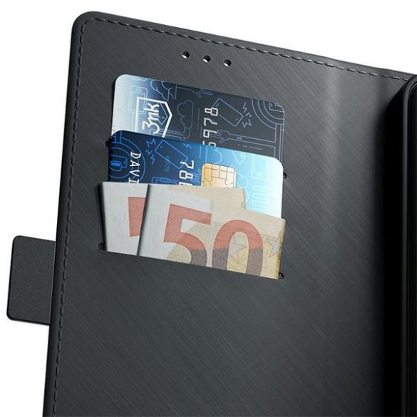 3mk Wallet könyvtok kártyatartóval Samsung Galaxy A34 5G - fekete