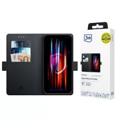   3mk Wallet könyvtok kártyatartóval iPhone 14 Pro Max - fekete