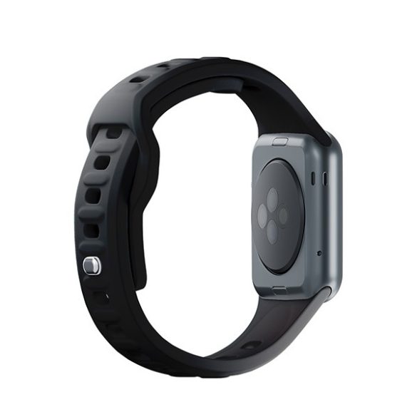 3mk szilikon óraszíj Apple Watch 38/40/41mm - fekete