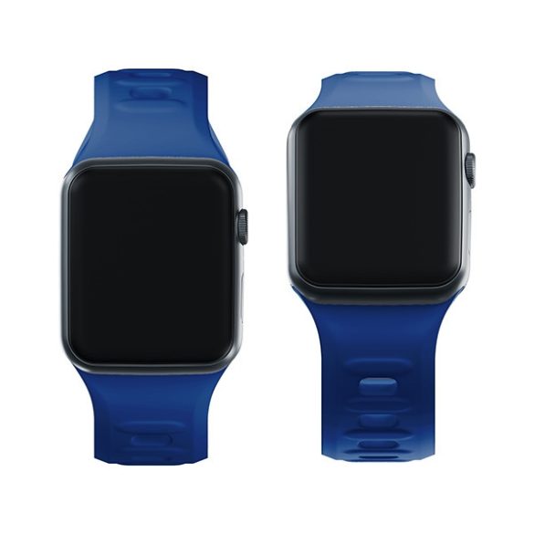 3mk szilikon óraszíj Apple Watch 38/40/41mm - kék