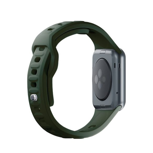 3mk szilikon óraszíj Apple Watch 38/40/41mm - sötétzöld