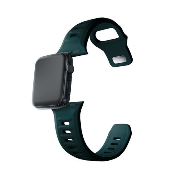 3mk szilikon óraszíj Apple Watch 38/40/41mm - zöld