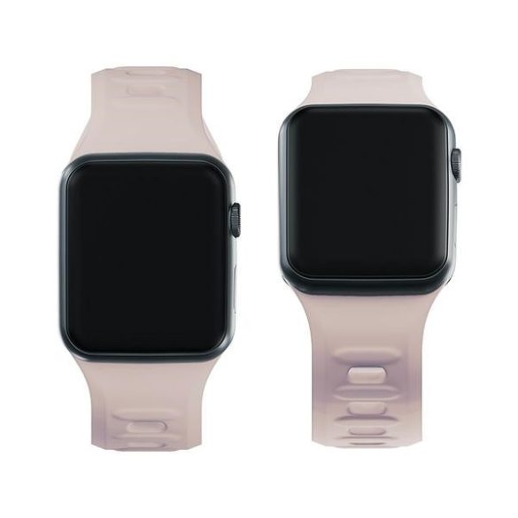 3mk szilikon óraszíj Apple Watch 38/40/41mm - bézs