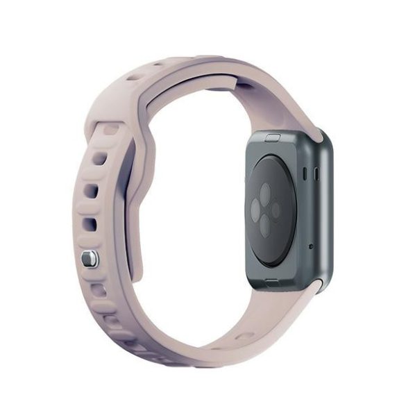 3mk szilikon óraszíj Apple Watch 38/40/41mm - bézs