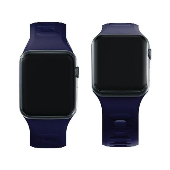 3mk szilikon óraszíj Apple Watch 38/40/41mm - sötétkék