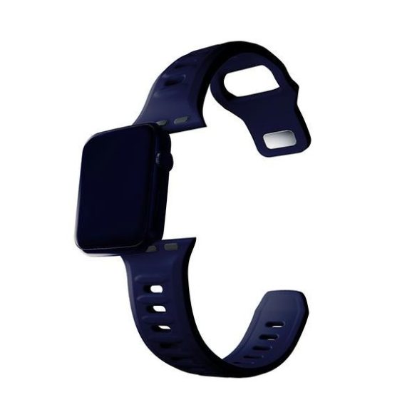 3mk szilikon óraszíj Apple Watch 38/40/41mm - sötétkék