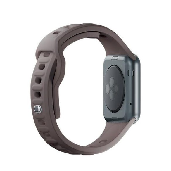 3mk szilikon óraszíj Apple Watch 38/40/41mm - barna