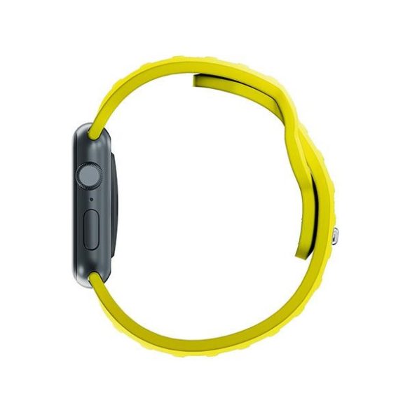 3mk szilikon óraszíj Apple Watch 38/40/41mm - sárga