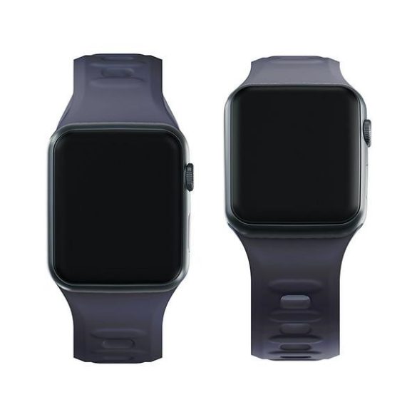 3mk szilikon óraszíj Apple Watch 42/44/45/49mm - szürke