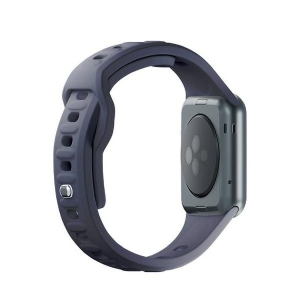 3mk szilikon óraszíj Apple Watch 42/44/45/49mm - szürke