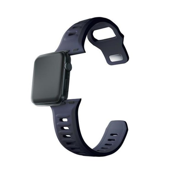 3mk szilikon óraszíj Apple Watch 42/44/45/49mm - szürke