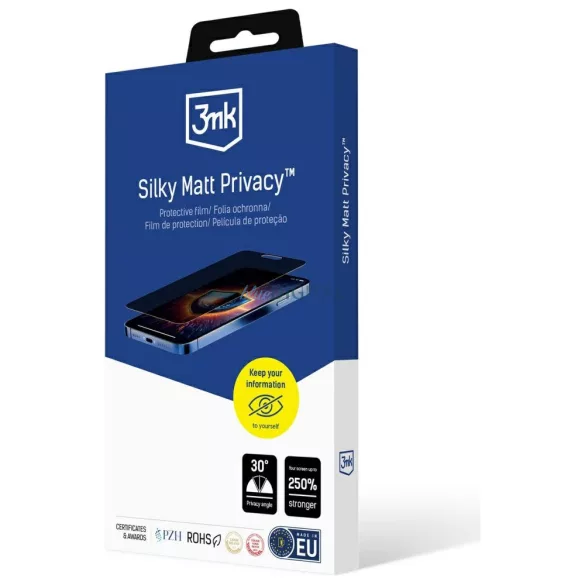 3MK Silky Matt Privacy magánéletvédő fólia Xiaomi 13T/13T Pro készülékekhez