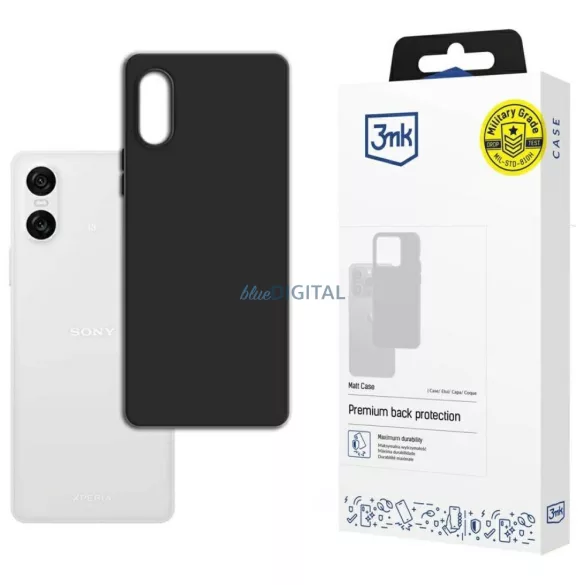 3mk Matt tok Sony Xperia 10 VI - fekete