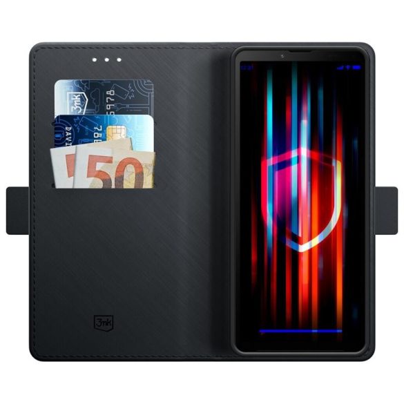 3mk Wallet könyvtok Sony Xperia 10 V - fekete