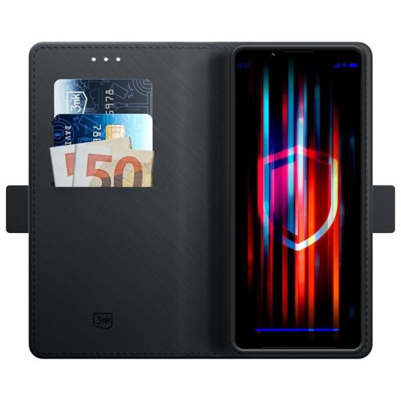 3mk Wallet könyvtok Sony Xperia 1 V - fekete