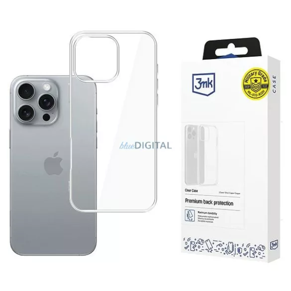 3mk Clear tok iPhone 16 Pro - átlátszó