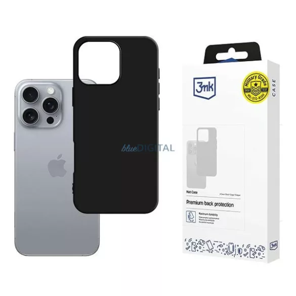 3mk Matt tok iPhone 16 Pro - fekete