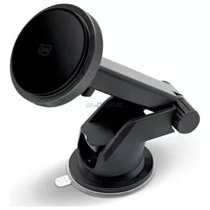3MK Car MagCharger 15W indukciós töltő-tartó szélvédőre/műszerfalra - fekete