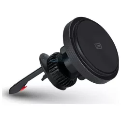   3MK Car MagCharger 15W indukciós töltő-tartó szellőzőrácsra - fekete