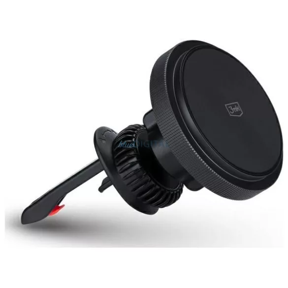 3MK Car MagCharger 15W indukciós töltő-tartó szellőzőrácsra - fekete