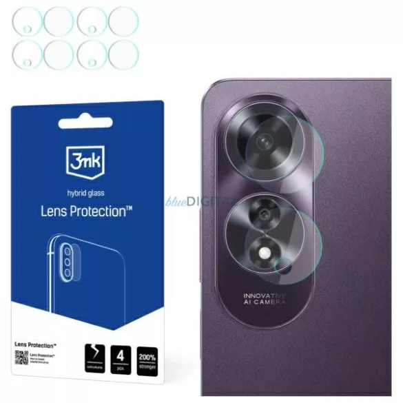 3mk Lens Protect kamera lencse védő fólia Oppo A60 - 4db