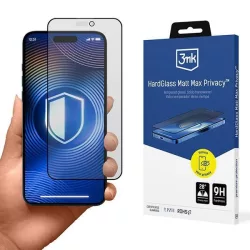   3mk HardGlass Matt Max Privacy betekintésvédett edzett üveg iPhone 14 Pro Max